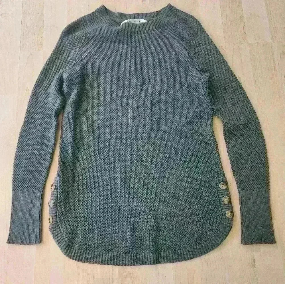 Max studio waffle knit sweater size xs